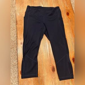 Lululemon size 10 black leggings.